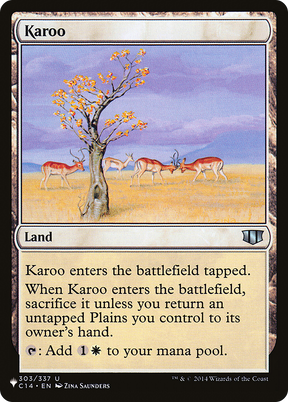 Magic: The Gathering - Karoo - The List