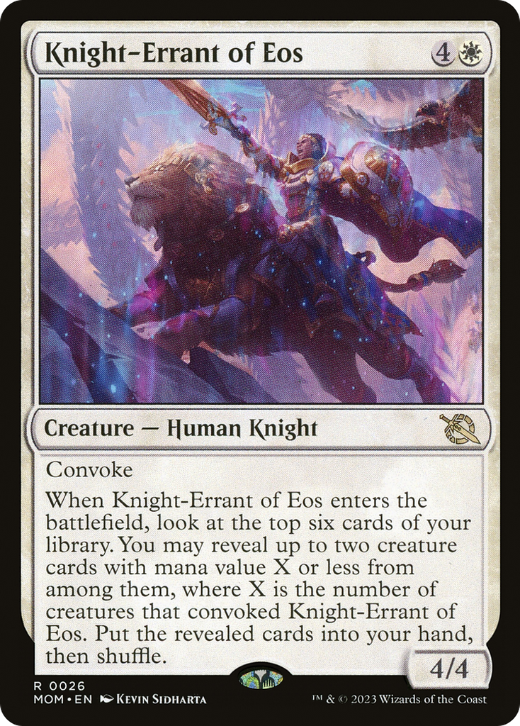 Magic: The Gathering - Knight-Errant of Eos - March of the Machine