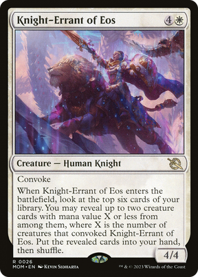 Magic: The Gathering - Knight-Errant of Eos Foil - March of the Machine