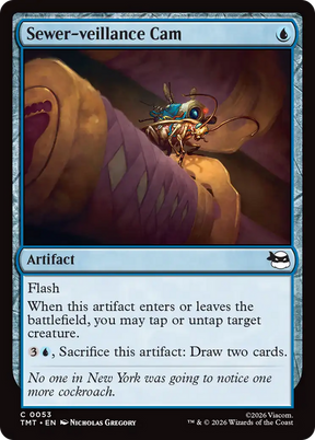 Magic: The Gathering - Sewer-veillance Cam Foil - Teenage Mutant Ninja Turtles