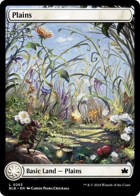 Magic: The Gathering - Plains #263 Foil - Bloomburrow