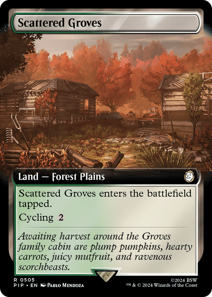 Magic: The Gathering - Scattered Groves Foil - Fallout