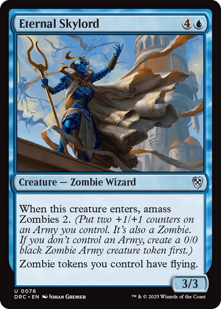 Magic: The Gathering - Eternal Skylord - Aetherdrift Commander