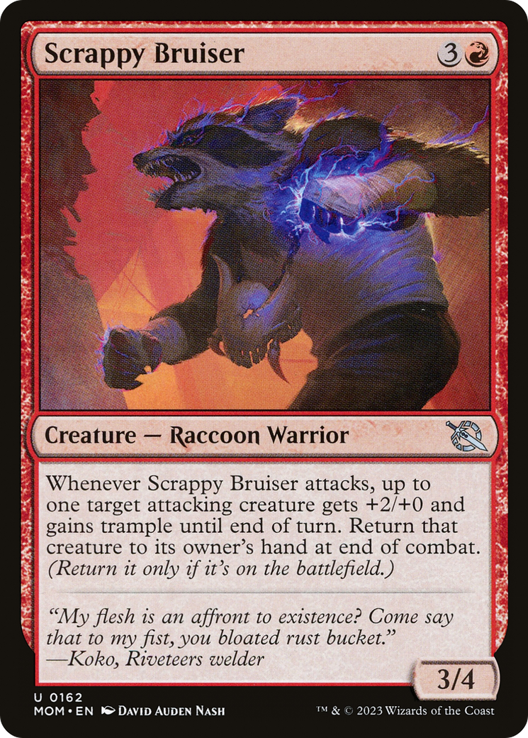 Magic: The Gathering - Scrappy Bruiser Foil - March of the Machine