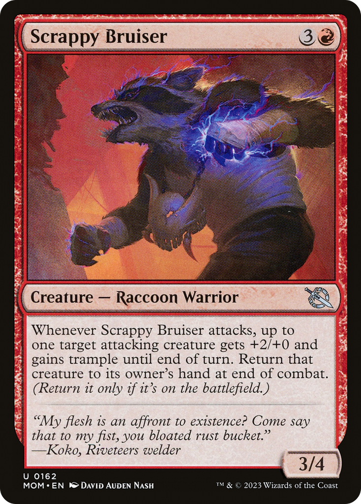 Magic: The Gathering - Scrappy Bruiser Foil - March of the Machine