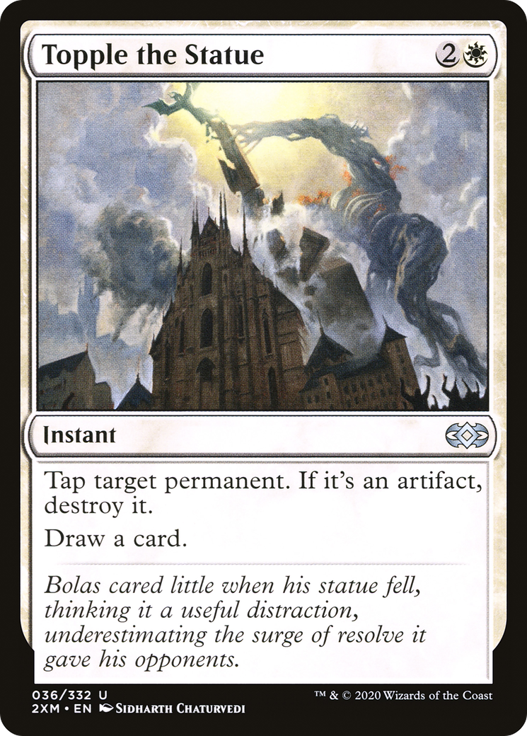 Magic: The Gathering - Topple the Statue Foil - Double Masters
