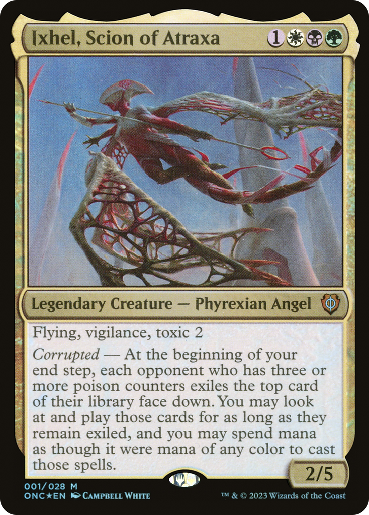 Magic: The Gathering - Ixhel, Scion of Atraxa Foil - Phyrexia: All Will Be One Commander