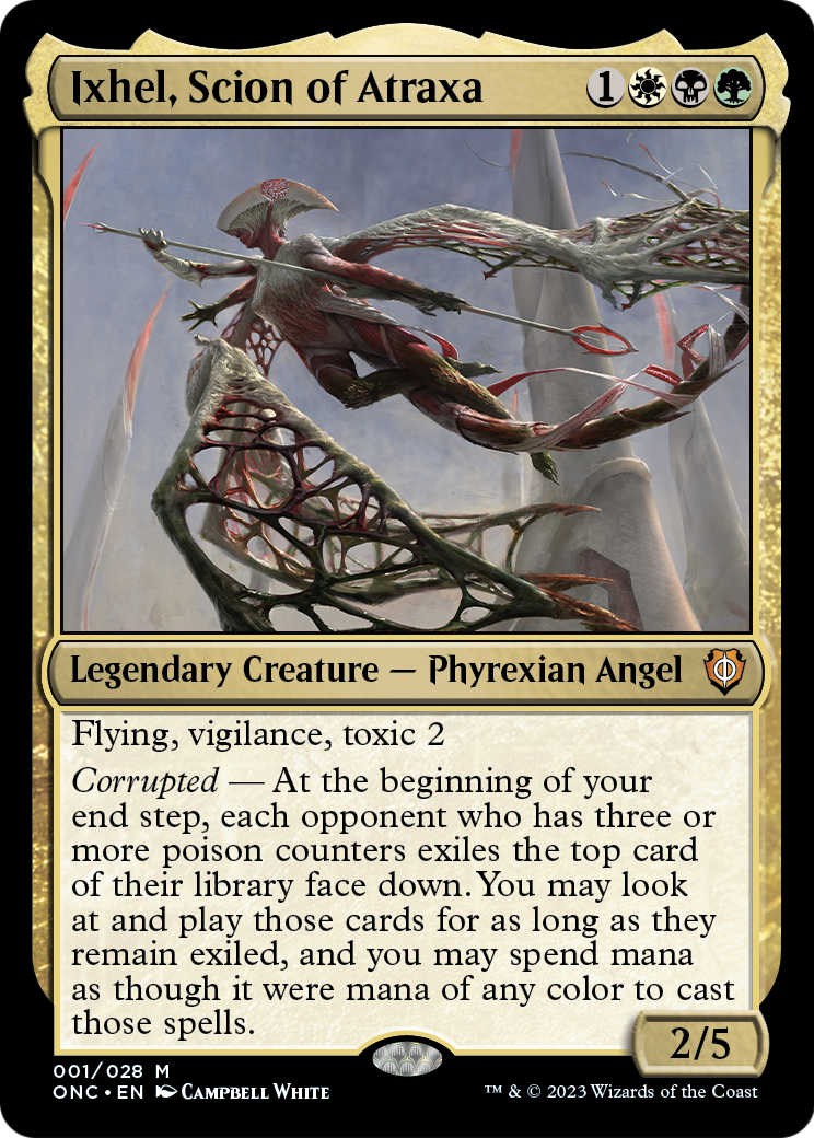 Magic: The Gathering - Ixhel, Scion of Atraxa Foil - Phyrexia: All Will Be One Commander