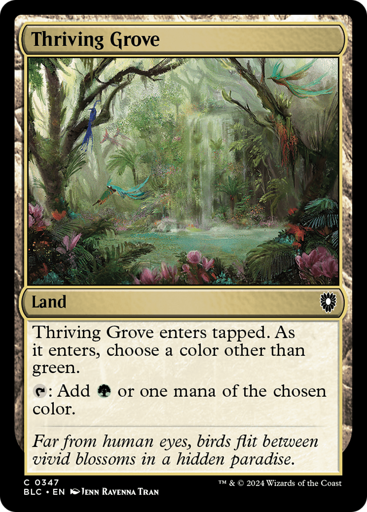 Magic: The Gathering - Thriving Grove - Bloomburrow Commander
