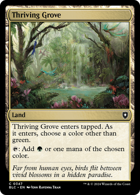 Magic: The Gathering - Thriving Grove - Bloomburrow Commander