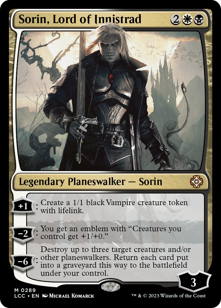 Magic: The Gathering - Sorin, Lord of Innistrad - The Lost Caverns of Ixalan Commander