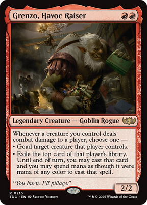 Magic: The Gathering - Grenzo, Havoc Raiser - Tarkir: Dragonstorm Commander