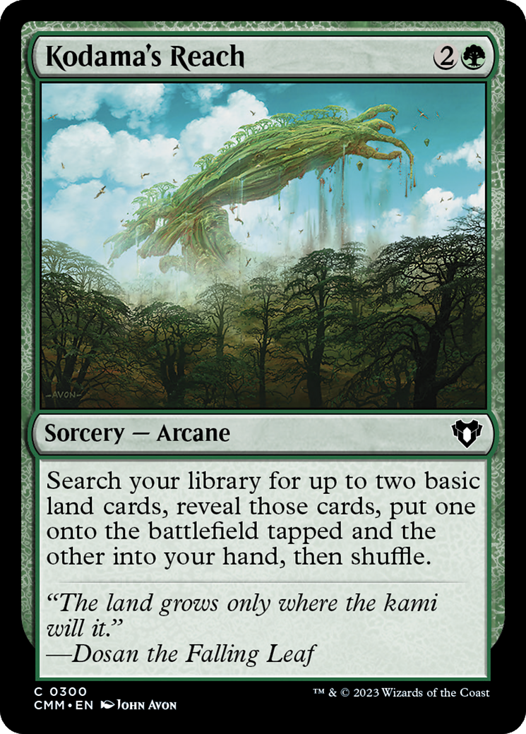 Magic: The Gathering - Kodama's Reach Foil - Commander Masters