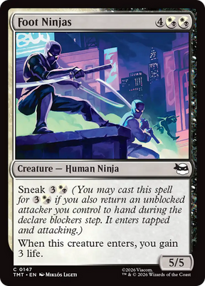 Magic: The Gathering - Foot Ninjas - Teenage Mutant Ninja Turtles