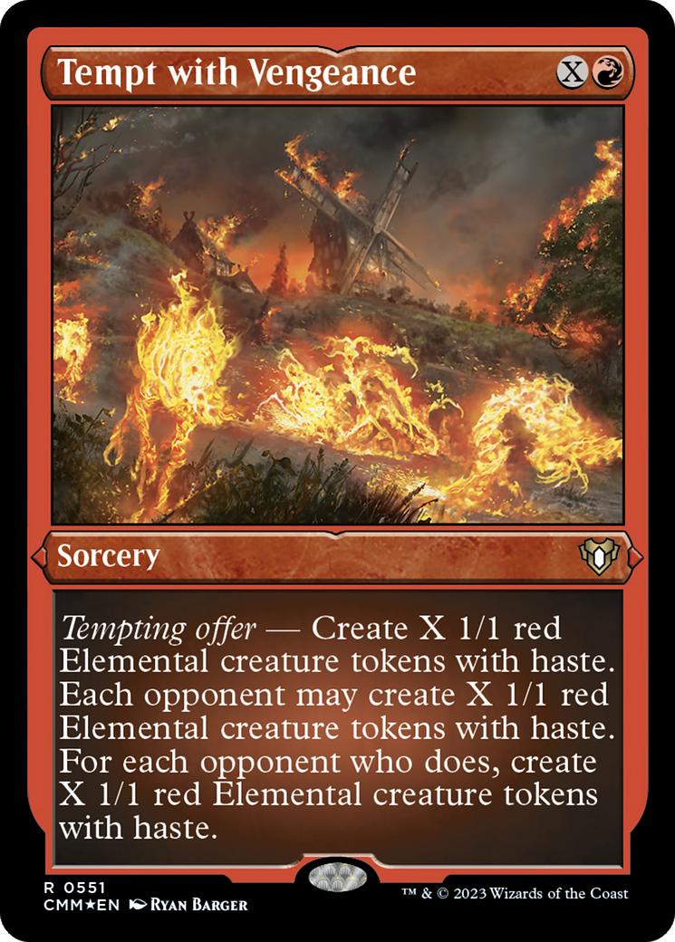 Magic: The Gathering - Tempt with Vengeance Foil - Commander Masters