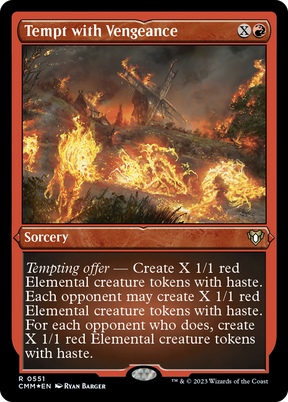 Magic: The Gathering - Tempt with Vengeance Foil - Commander Masters