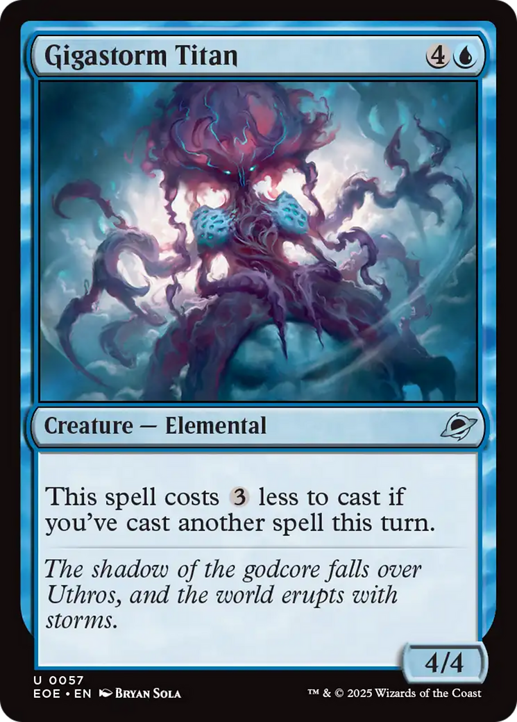 Magic: The Gathering - Gigastorm Titan - Edge of Eternities