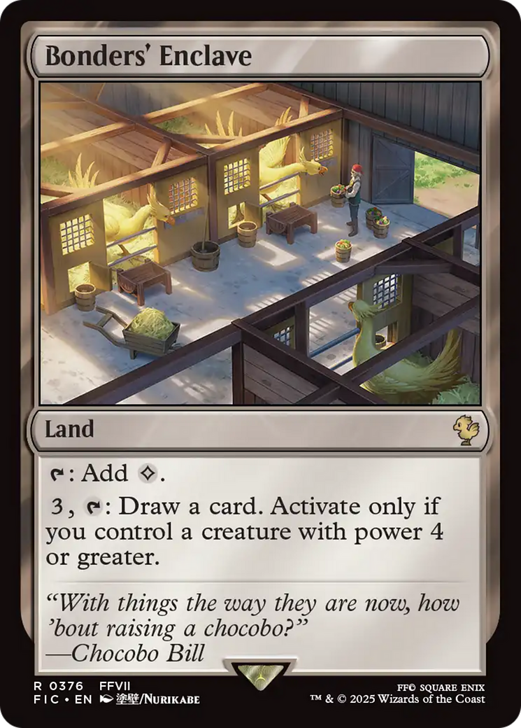 Magic: The Gathering - Bonders' Enclave - Final Fantasy Commander
