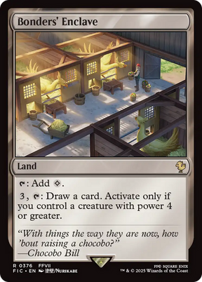 Magic: The Gathering - Bonders' Enclave - Final Fantasy Commander