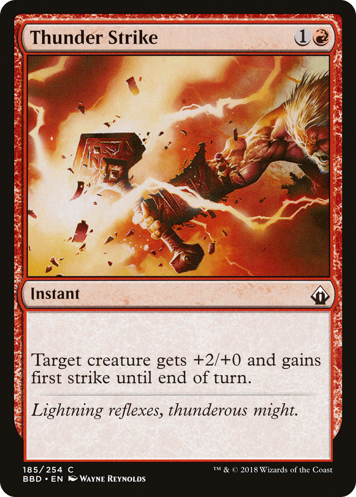 Magic: The Gathering - Thunder Strike Foil - Battlebond