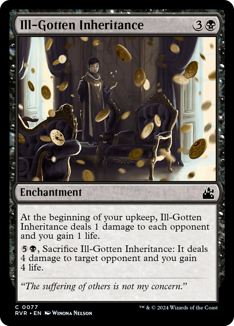 Magic: The Gathering - Ill-Gotten Inheritance Foil - Ravnica Remastered
