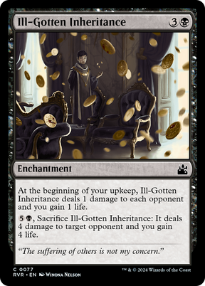 Magic: The Gathering - Ill-Gotten Inheritance Foil - Ravnica Remastered