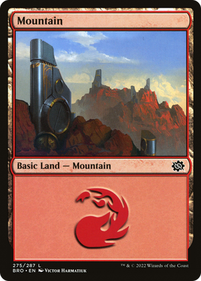 Magic: The Gathering - Mountain #275 Foil - The Brothers' War