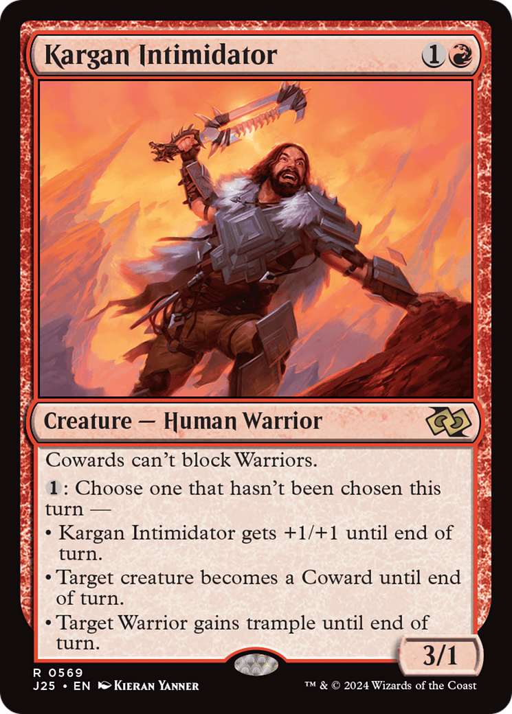 Magic: The Gathering - Kargan Intimidator - Foundations Jumpstart
