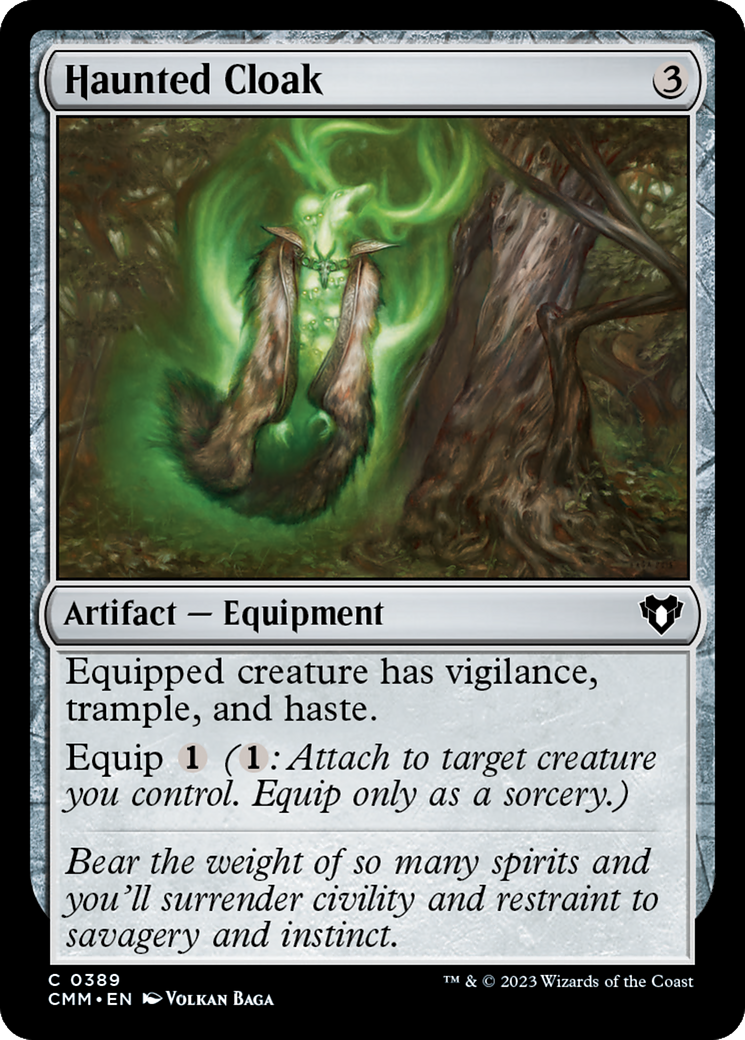 Magic: The Gathering - Haunted Cloak - Commander Masters