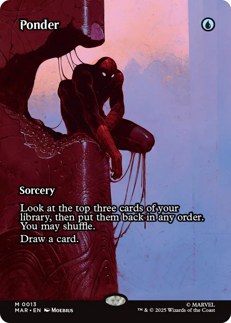 Magic: The Gathering - Ponder Foil - Marvel Universe