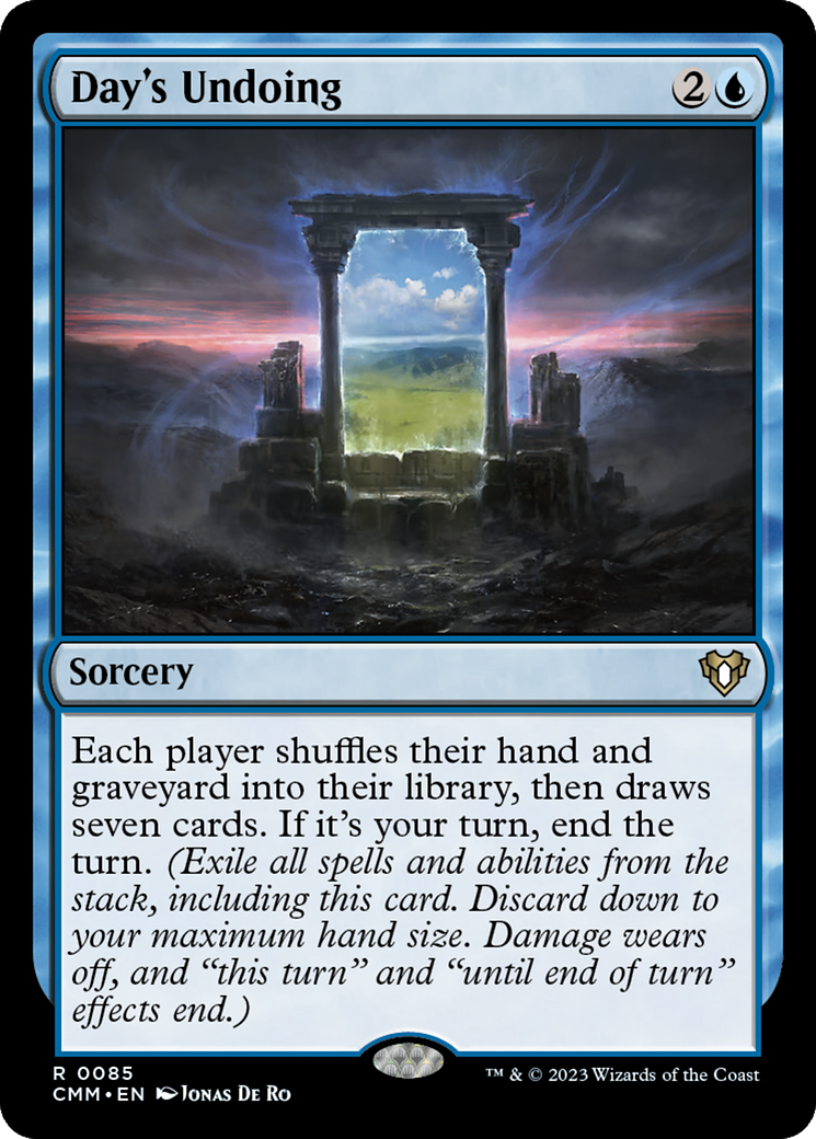 Magic: The Gathering - Day's Undoing - Commander Masters