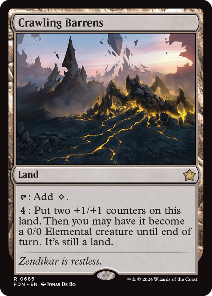 Magic: The Gathering - Crawling Barrens - Foundations