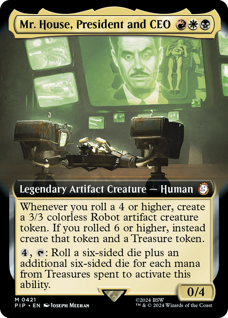 Magic: The Gathering - Mr. House, President and CEO Foil - Fallout