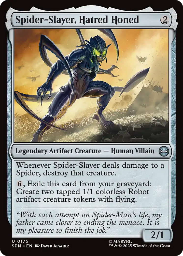 Magic: The Gathering - Spider-Slayer, Hatred Honed Foil - Marvel's Spider-Man
