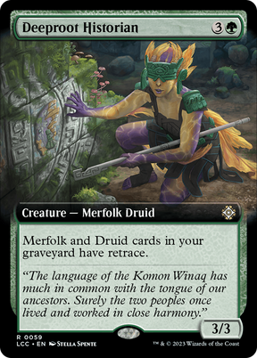 Magic: The Gathering - Deeproot Historian - The Lost Caverns of Ixalan Commander