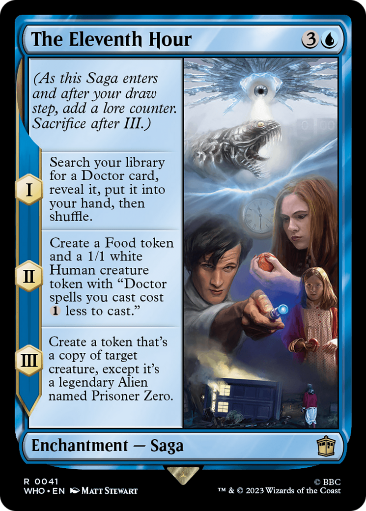Magic: The Gathering - The Eleventh Hour Foil - Doctor Who