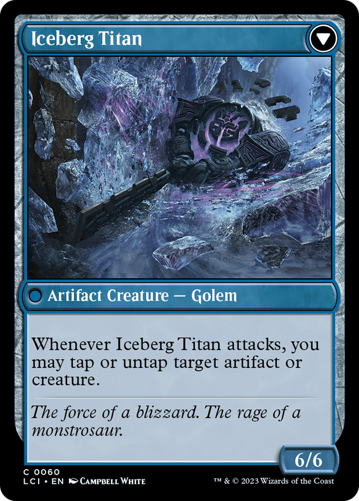 Magic: The Gathering - Inverted Iceberg // Iceberg Titan - The Lost Caverns of Ixalan