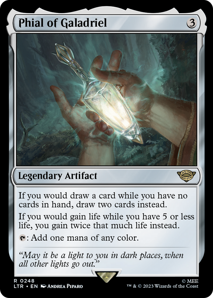 Magic: The Gathering - Phial of Galadriel Foil - The Lord of the Rings: Tales of Middle-earth
