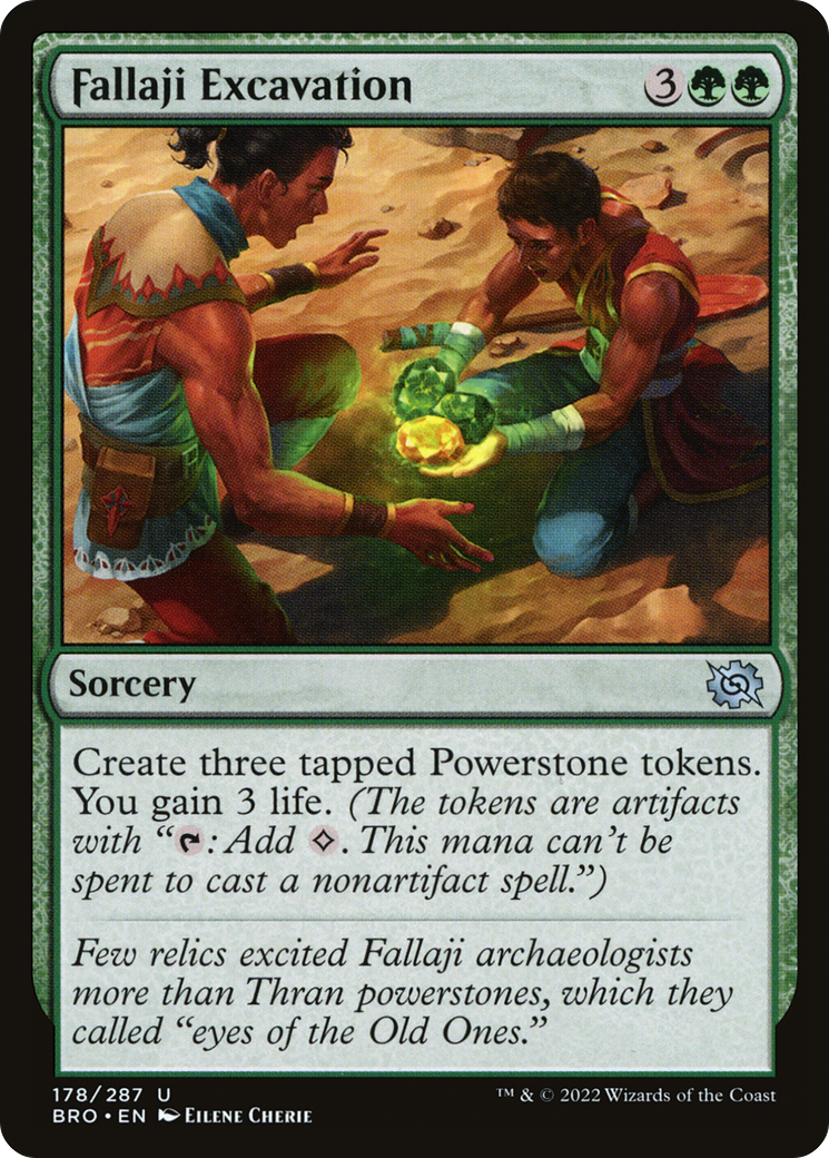 Magic: The Gathering - Fallaji Excavation Foil - The Brothers' War