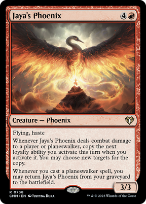 Magic: The Gathering - Jaya's Phoenix - Commander Masters