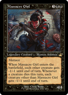 Magic: The Gathering - Massacre Girl Foil - Ravnica Remastered