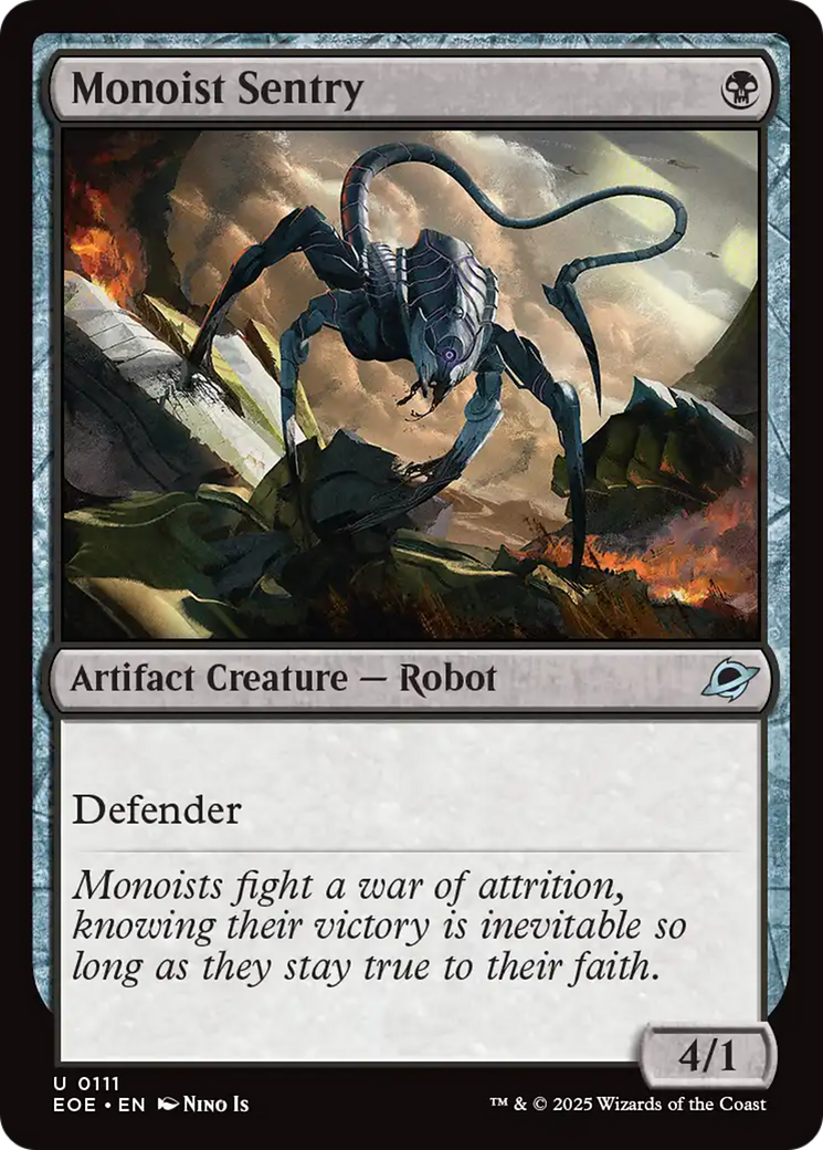 Magic: The Gathering - Monoist Sentry - Edge of Eternities