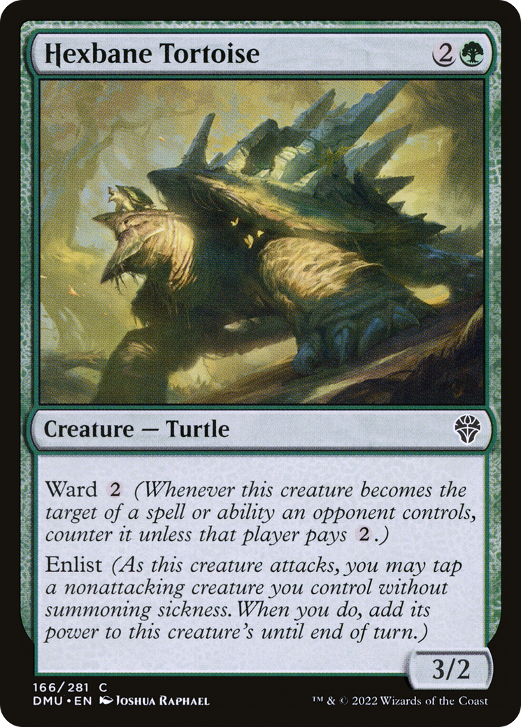 Magic: The Gathering - Hexbane Tortoise Foil - Dominaria United