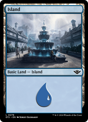 Magic: The Gathering - Island #279 Foil - Outlaws of Thunder Junction