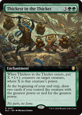 Magic: The Gathering - Thickest in the Thicket - Bloomburrow Commander