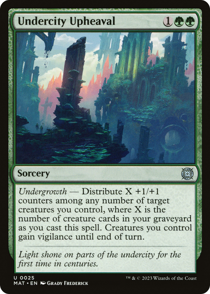 Magic: The Gathering - Undercity Upheaval Foil - March of the Machine: The Aftermath