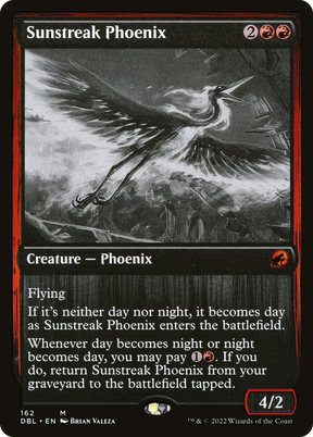 Magic: The Gathering - Sunstreak Phoenix Foil - Innistrad: Double Feature