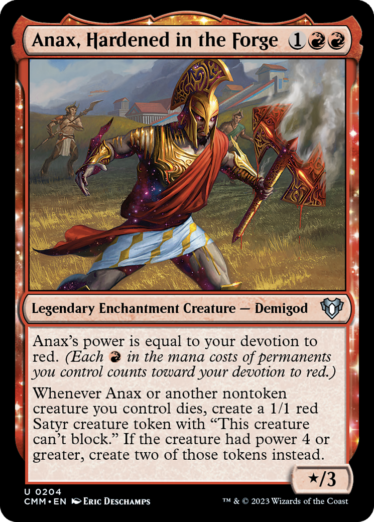 Magic: The Gathering - Anax, Hardened in the Forge - Commander Masters