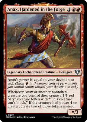 Magic: The Gathering - Anax, Hardened in the Forge - Commander Masters