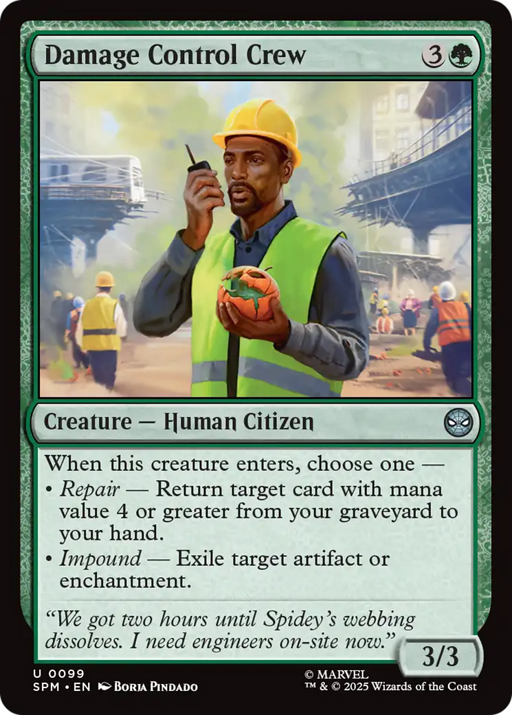 Magic: The Gathering - Damage Control Crew - Marvel's Spider-Man